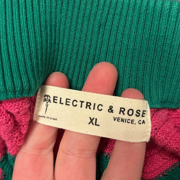 NWOT Electric & Rose Rio Short Shamrock/Pink in Sea Glass/ Pink - Picture 6 of 7